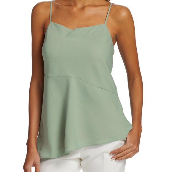 NWT$245 Theory Draped Asymmetric Slip Cami Sleeveless Top Camisole S (4) - Picture 1 of 14